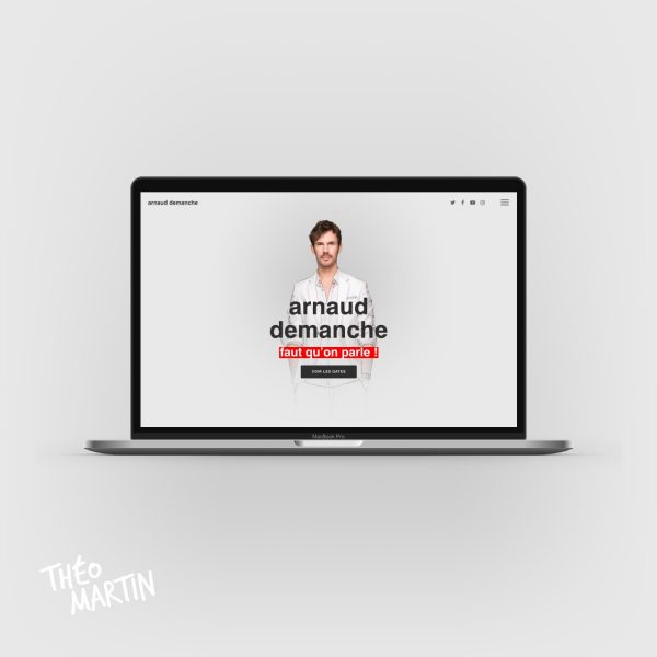 Site web d'Arnaud Demanche