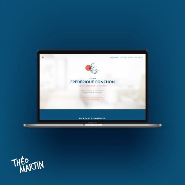 Frédérique Ponchon Site web et logo de l'acupunctrice Frédérique Ponchon.