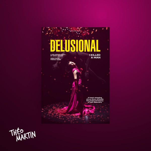 Diana Salles Affiche du spectacle Delusional de Diana Salles.