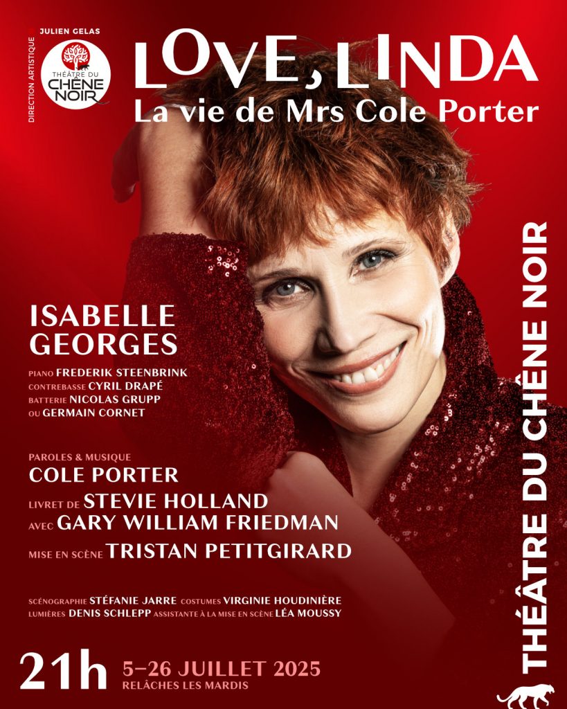 Love Linda · La vie de Mrs Cole Porter · Isabelle Georges · festival Off Avignon 2025 © Théo Martin